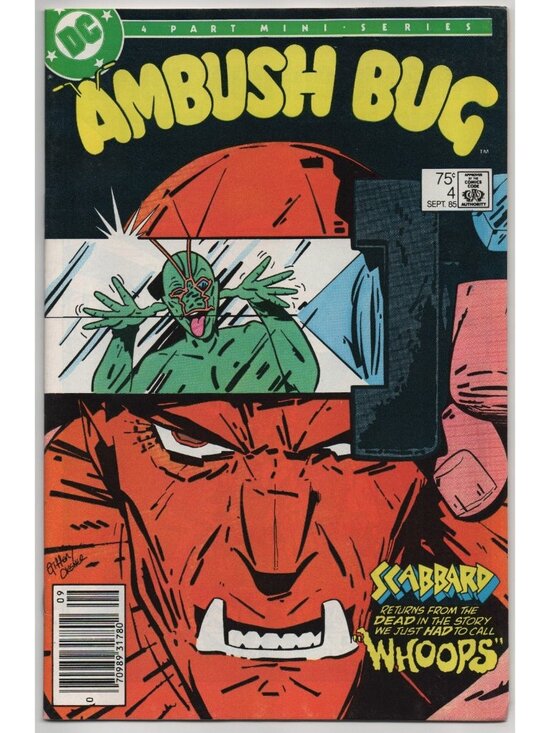 DC Comics Other - Ambush Bug 4 DC Comics 1985 FN/VF 7.0 Newsstand Final Issue Keith Giffen
